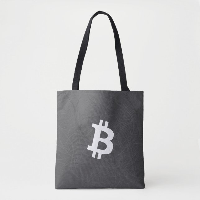 Bolsa Tote Bitcoin Neuron Grey (Frente)