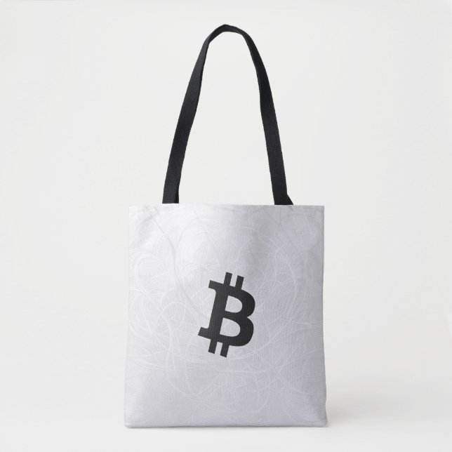 Bolsa Tote Bitcoin Neuron White (Frente)