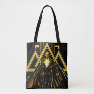 Bolsa Tote Black Adam Triangular Pillar Graphic