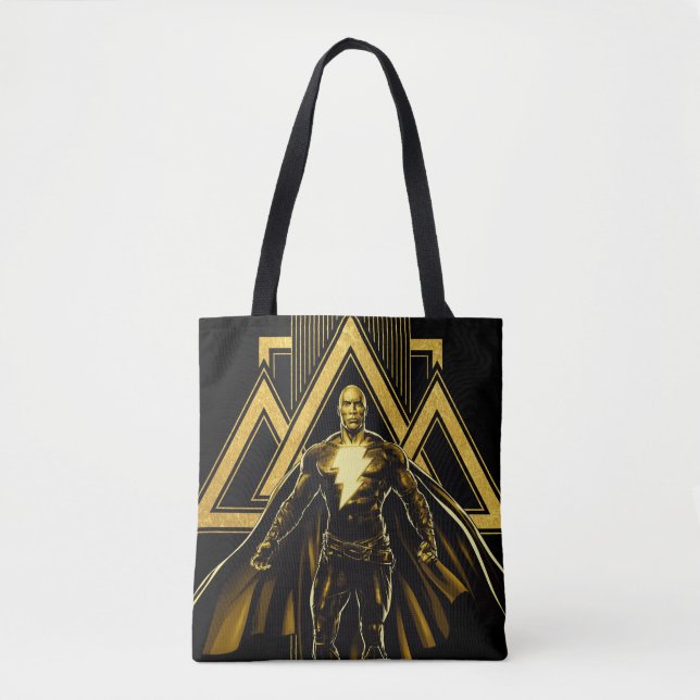 Bolsa Tote Black Adam Triangular Pillar Graphic (Frente)