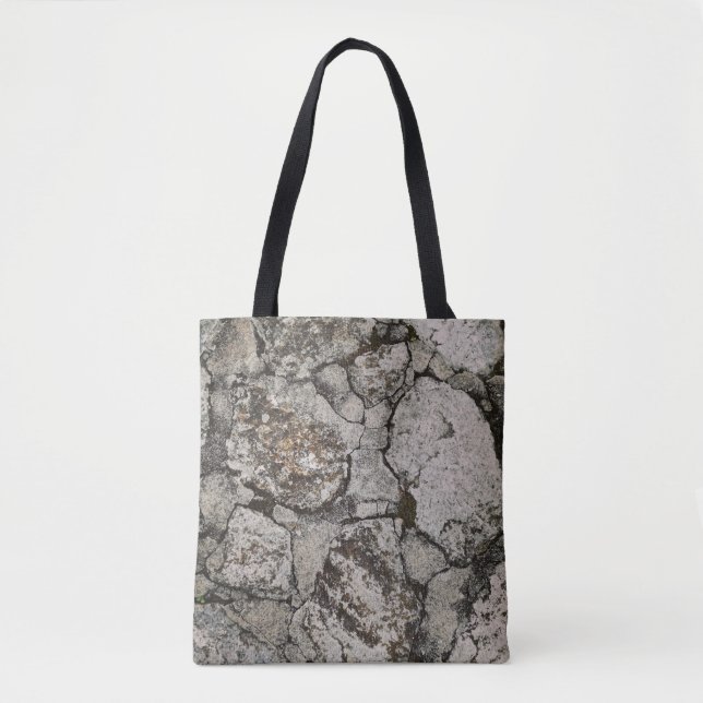 Bolsa Tote Black and gray stone fragment (Frente)