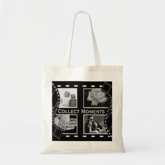 Bolsa Tote Black and White Film Reel Custom Photo