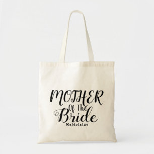 Bolsa Tote Black and white Personalized mother of the bride