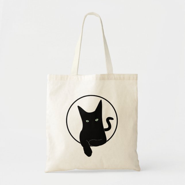 Bolsa Tote Black cat (Frente)