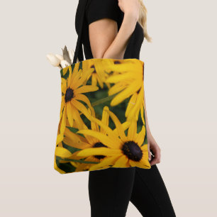 Bolsa Tote Black Eyed Susan Bright Yellow