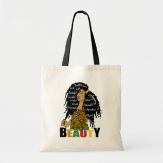 Bolsa Tote Black Girl Magic African American Woman Melanin La