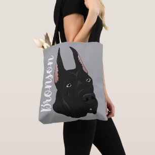 Bolsa Tote Black Great Dane