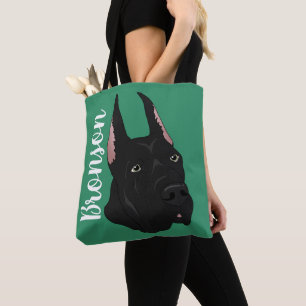 Bolsa Tote Black Great Dane