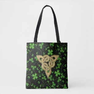 Bolsa Tote Black Irish Knotwork