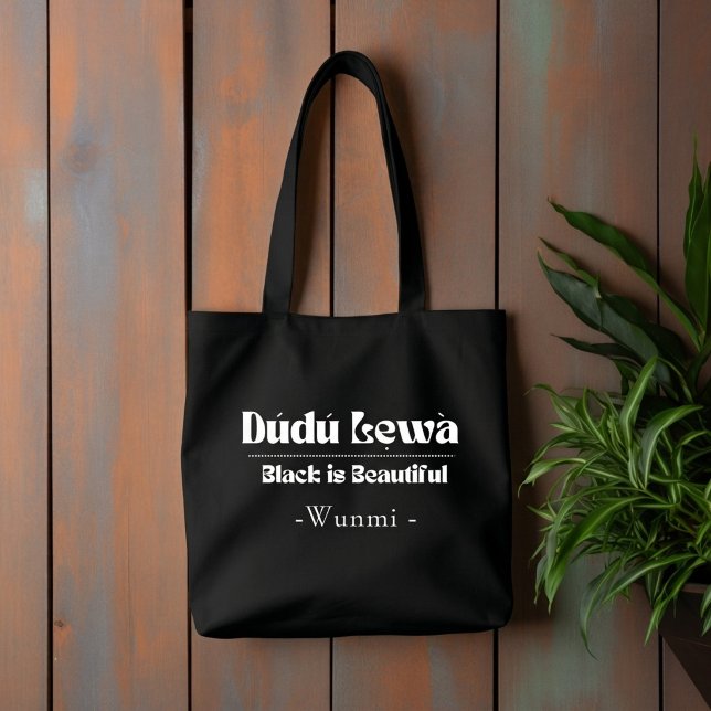 Bolsa Tote Black Is Beautiful — Presente para Ela (Criador carregado)