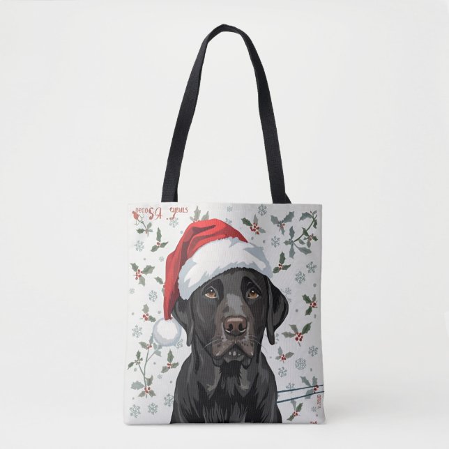 Bolsa Tote Black lab  (Frente)