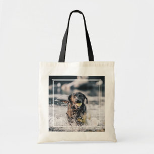 Bolsa Tote Black Labrador Joga Busca Na Água
