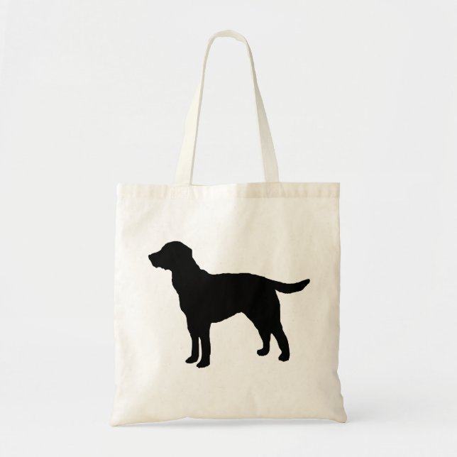 Bolsa Tote Black Labrador Retriever Dog Toag (Frente)