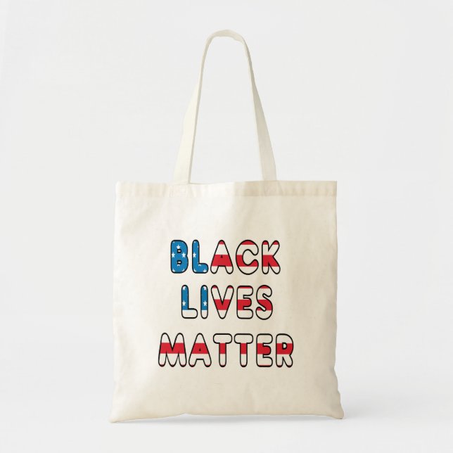 Bolsa Tote Black Lives é importante BLM (Frente)