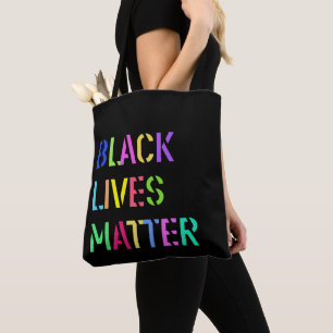 Bolsa Tote Black Lives Matter Stencil 01 Multitamanhos e esti
