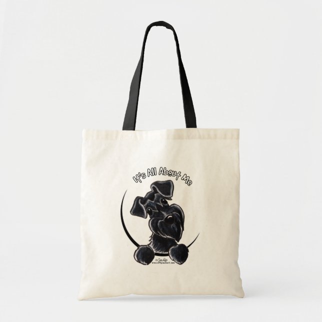 Bolsa Tote Black Schnauzer IAAM (Frente)