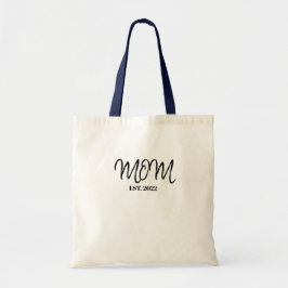 Bolsa Tote Black Script Established Mom Tote Bag