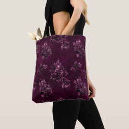Bolsa Tote Blackberry Wine Pattern
