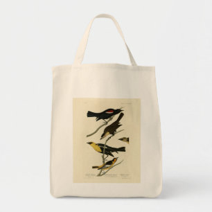 Bolsa Tote Blackbird e Oriole, Aves da América do Audubon
