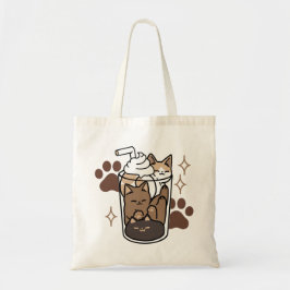 Bolsa Tote Blend Puro: Design de café para Cat & Café