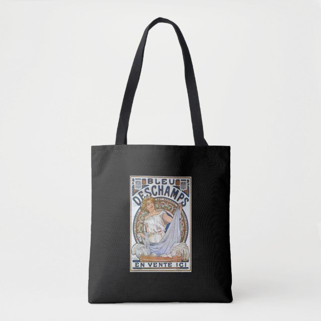 BOLSA TOTE "BLEU DESCHAMPS" ALPHONSE MUCHA (Frente)