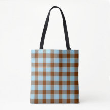 Blizzard Blue and Livid Brown Plaid