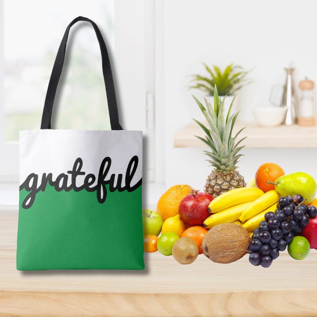 Bolsa Tote Bloco de cor verde-claro (Criador carregado)