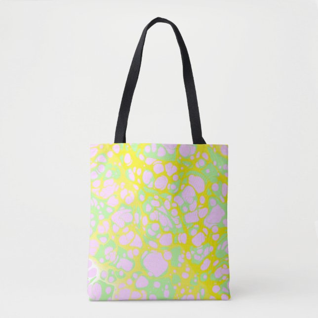 Bolsa Tote Blocos Cor-de-Rosa (Frente)