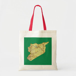 Bolsa Tote Blogue do Mapa Síria