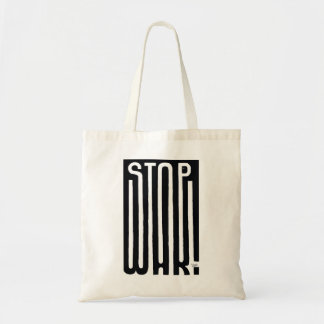 Bolsa Tote Blogue Stop War Hippie AtivistaCotton