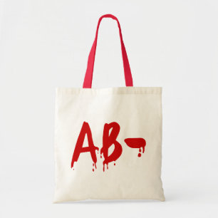 Bolsa Tote Blood Group AB - Hospital #Horror Negativo
