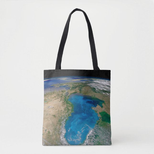 Bolsa Tote Bloom De Fitoplâncton Azul No Mar Negro (Frente)