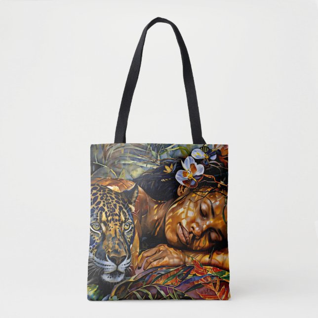 Bolsa Tote Bloom De Jaguar - Mulheres Na Amazônia (Frente)