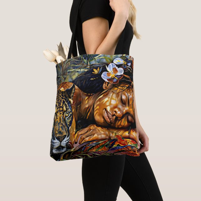 Bolsa Tote Bloom De Jaguar - Mulheres Na Amazônia (Close Up)