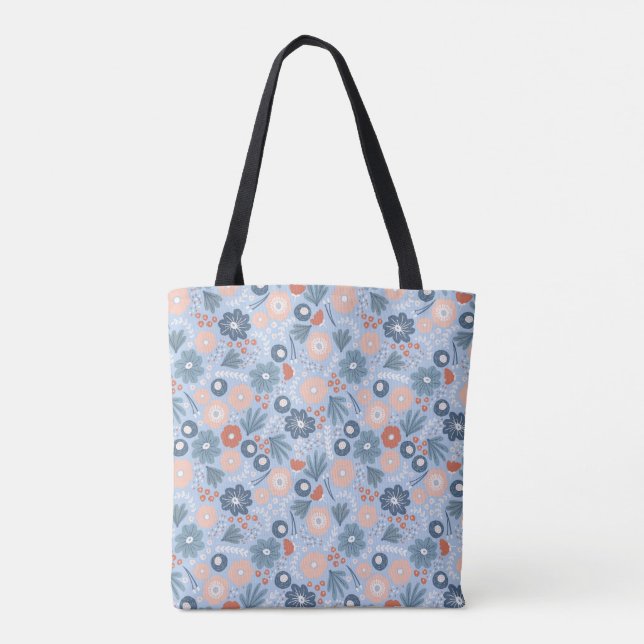 Bolsa Tote Bloom Floral Totebag (Verso)