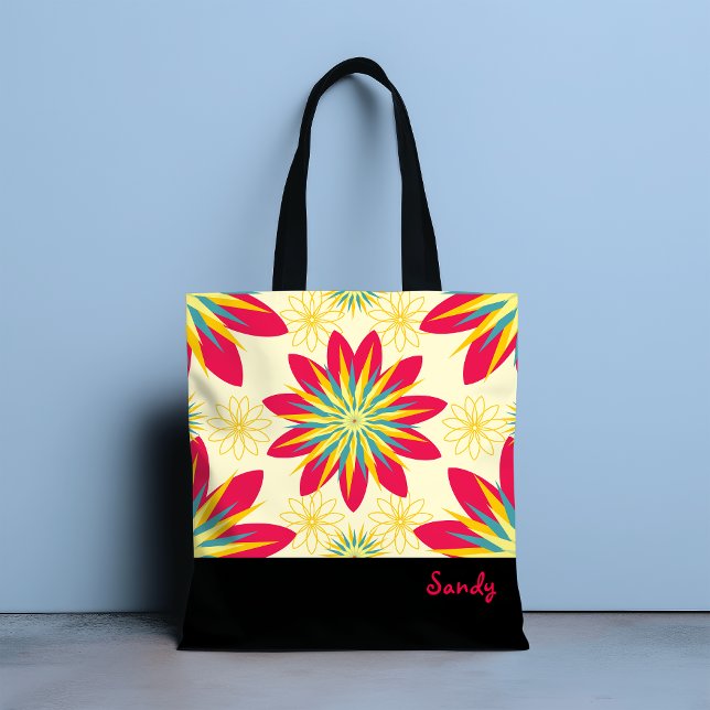 Bolsa Tote Bloomin' Good Start Floral Modern Personalizado (Criador carregado)