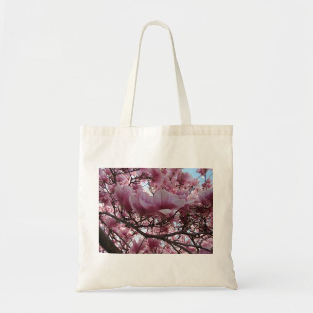 Bolsa Tote Blooming Fuchsia Magnolia Tote Bag (Frente)