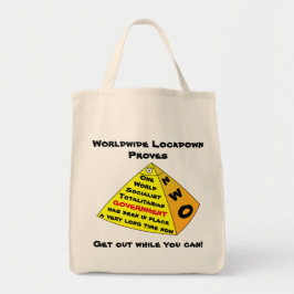 Bolsa Tote Bloqueio Mundial