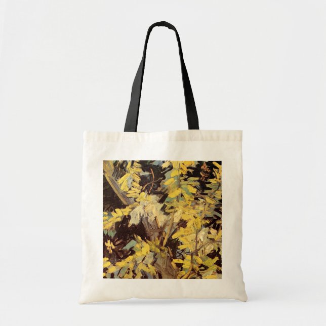 Bolsa Tote Blossoming Acacia Branches por Vincent van Gogh (Frente)