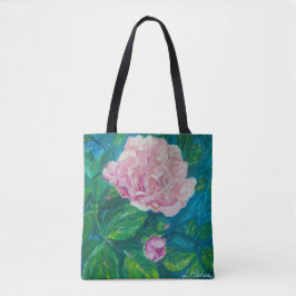 Bolsa Tote "Blossoms of Love" Rosa (med)
