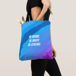Bolsa Tote Blue abstract art