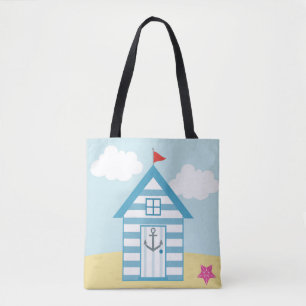 Bolsa Tote Blue Beach Hut