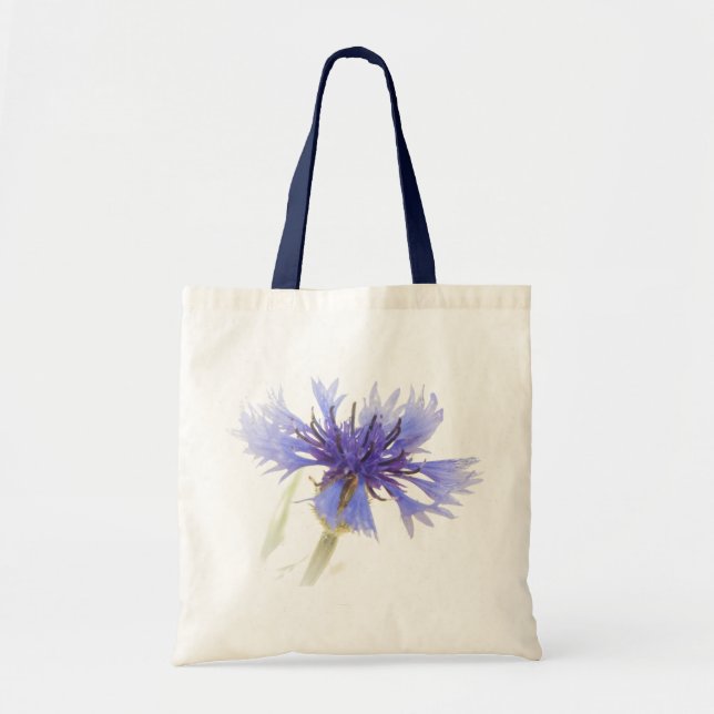 Bolsa Tote Blue Cornflower Tote Bag (Frente)