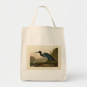 Bolsa Tote Blue Crane, Heron, das "Birds of America" de Audub