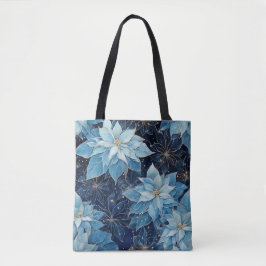Bolsa Tote Blue Fantasy Poinsettia
