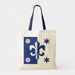 Bolsa Tote Blue Fleur-de-lis
