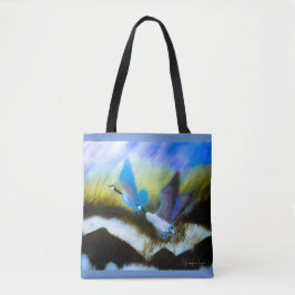 Bolsa Tote Blue Geese