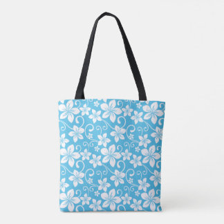 BOLSA TOTE BLUE HAWAII PATTERN (BLUE)