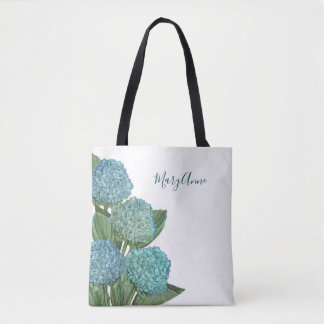 Bolsa Tote Blue Hydrangea
