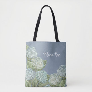 Bolsa Tote Blue Hydrangea/ Dusty Blue